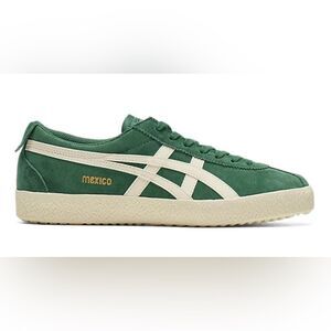 NWT Onitsuka Tiger Mexico Delegation Sneaker Pine Green Cream Sz Men 5.5/Women 7